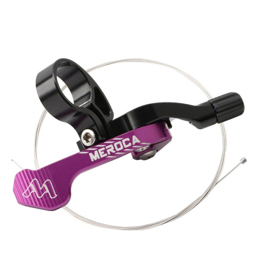 MEROCA Bicycle Telescoping Pipeline Controller Lifting Sitting Pipeline Control Switch(Black Purple) - Outdoor & Sports by buy2fix | Online Shopping UK | buy2fix