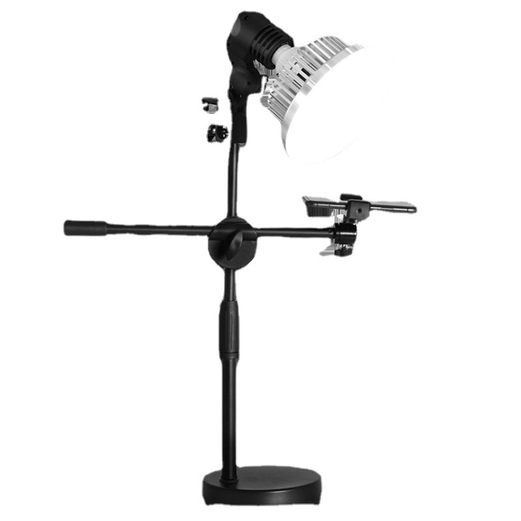 Mobile Phone Live Support Shooting Gourmet Beautification Fill Light Indoor Jewelry Photography Light, Style: 285W Mushroom Lamp + Stand + Overhead Stand - Consumer Electronics by buy2fix | Online Shopping UK | buy2fix