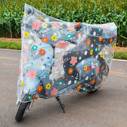 General Rain And Dustproof PEVA Car Cover For Motorcycles And Electric Vehicles, Specification: 180x120cm(Small Dinosaur) - In Car by buy2fix | Online Shopping UK | buy2fix