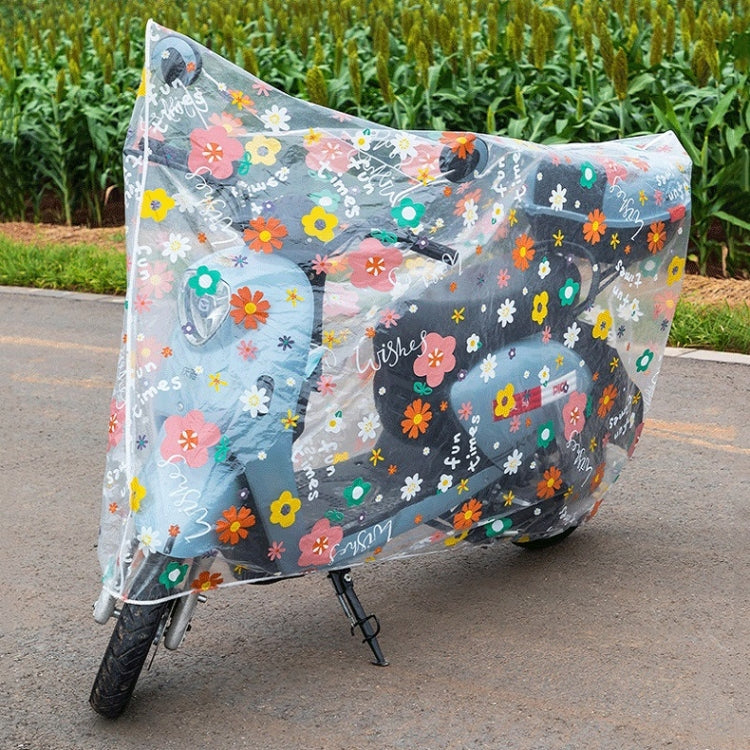 General Rain And Dustproof PEVA Car Cover For Motorcycles And Electric Vehicles, Specification: 220x120cm(Small Dinosaur) - In Car by buy2fix | Online Shopping UK | buy2fix