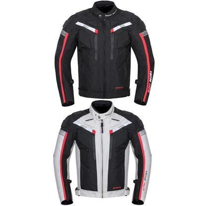 GHOST RACING GR-Y07 Motorcycle Cycling Jacket Four Seasons Locomotive Racing Anti-Fall Cloth, Size: XXL(Light Grey) - In Car by GHOST RACING | Online Shopping UK | buy2fix