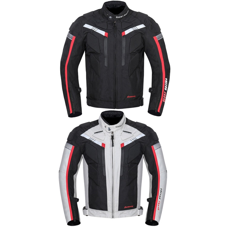 GHOST RACING GR-Y07 Motorcycle Cycling Jacket Four Seasons Locomotive Racing Anti-Fall Cloth, Size: L(Black) - In Car by GHOST RACING | Online Shopping UK | buy2fix