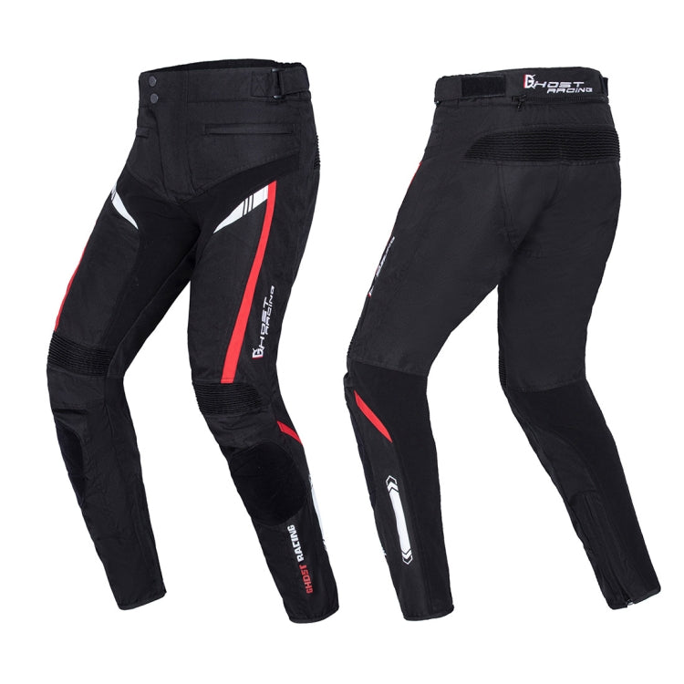 GHOST RACING GR-K06 Motorcycle Riding Trousers Racing Motorcycle Anti-Fall Windproof Keep Warm Pants, Size: L(Black) - In Car by GHOST RACING | Online Shopping UK | buy2fix