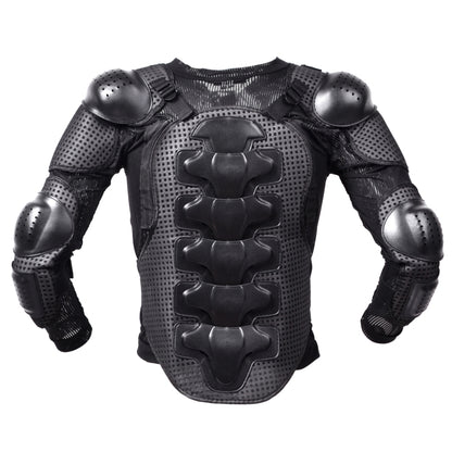 GHOST RACING F060 Motorcycle Armor Suit Riding Protective Gear Chest Protector Elbow Pad Fall Protection Suit, Size: XXXL(Black) - In Car by GHOST RACING | Online Shopping UK | buy2fix