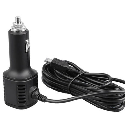 H519 Car Charger Driving Recorder Power Cord Dual USB With Display Charging Line, Specification: Mini Straight - In Car by buy2fix | Online Shopping UK | buy2fix