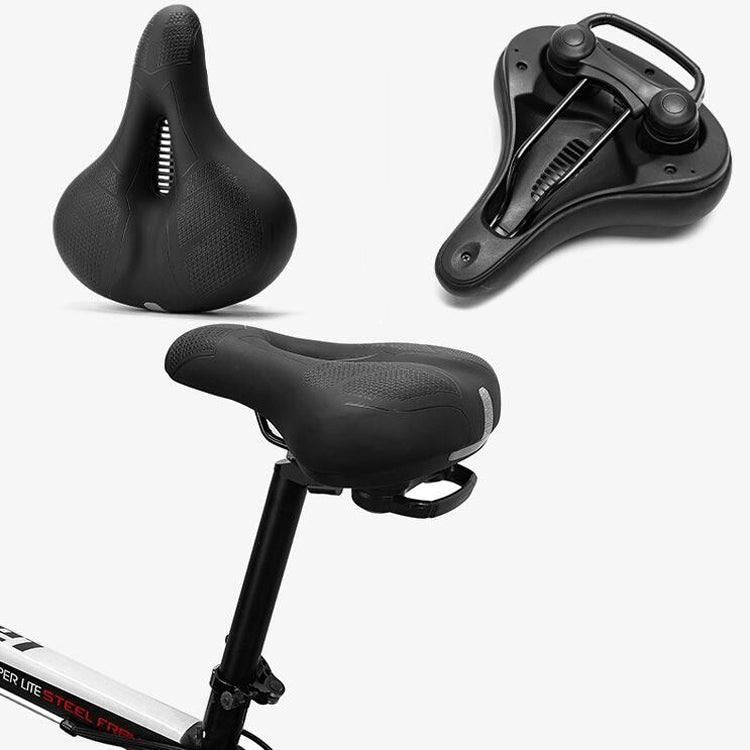 BG-1147 Bicycle Comfortable Cushion Bicycle Cycling Seat Mountain Bike Saddle Large - Outdoor & Sports by buy2fix | Online Shopping UK | buy2fix