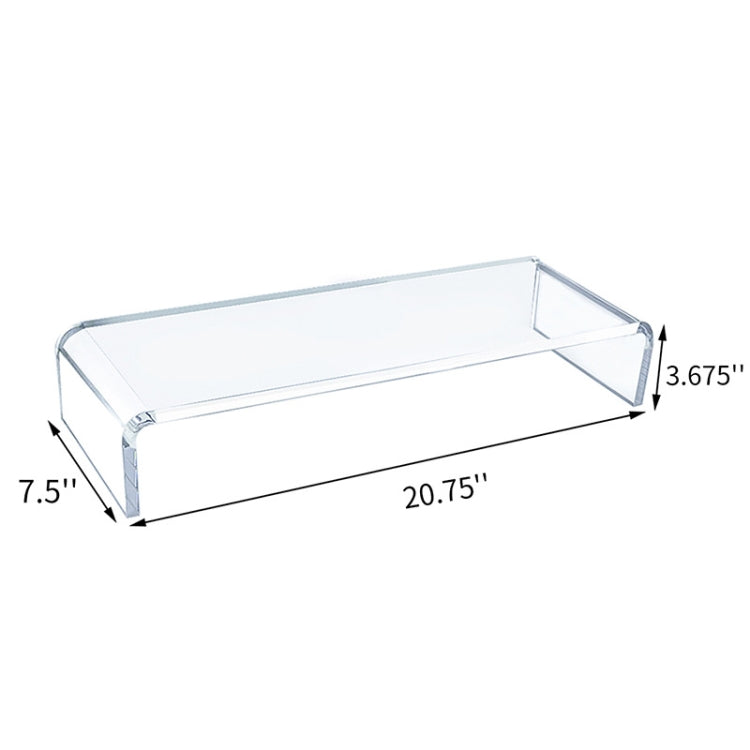 SYC0043 2 PCS Computer Monitor Desktop Increased Acrylic Base - Computer & Networking by buy2fix | Online Shopping UK | buy2fix