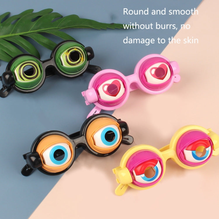 3 PCS Children Funny Glasses Toys Amusing Tricky Props(Pink Yellow) -  by buy2fix | Online Shopping UK | buy2fix