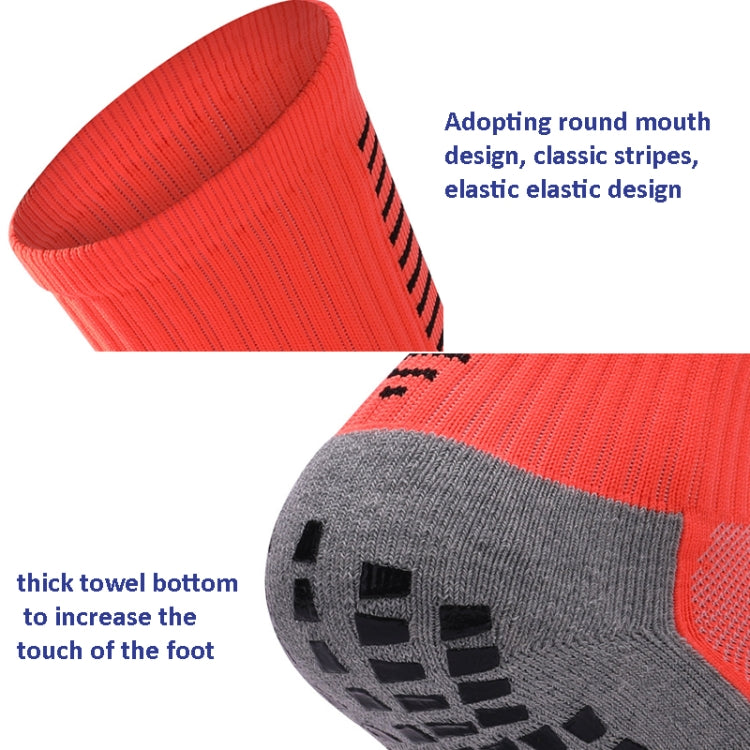 Adult Thick Towel Football Socks Non-Slip Wear-Resistant Tube Socks, Size: Free Size(White) - Outdoor & Sports by buy2fix | Online Shopping UK | buy2fix