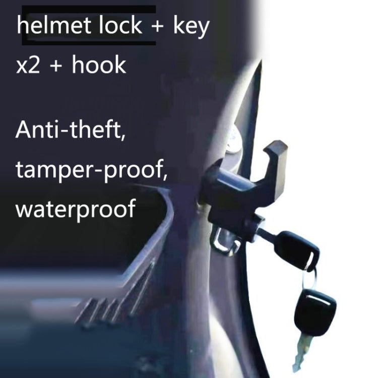 3 Sets Motorcycle Helmet Fixed Lock Hook(Black) - In Car by buy2fix | Online Shopping UK | buy2fix