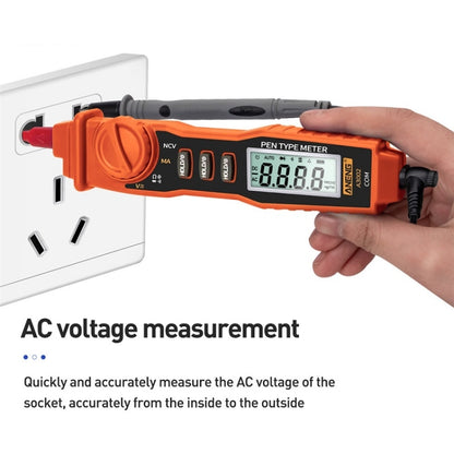 ANENG A3002 Multi-Function Pen-Type High-Precision Smart Multimeter(Orange) - Consumer Electronics by ANENG | Online Shopping UK | buy2fix