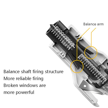 CS-B09 Safety Hammer Tungsten Steel Striker Windows Breaker With Seat Belt Cutter(Black) - In Car by buy2fix | Online Shopping UK | buy2fix