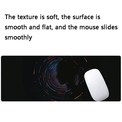 Hand-Painted Fantasy Pattern Mouse Pad, Size: 300 x 800 x 2mm Seaming(2 Silhouettes) - Mouse Pads by buy2fix | Online Shopping UK | buy2fix