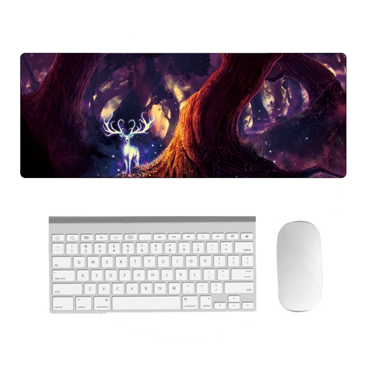 Hand-Painted Fantasy Pattern Mouse Pad, Size: 300 x 800 x 5mm Seaming(1 Dream) - Mouse Pads by buy2fix | Online Shopping UK | buy2fix