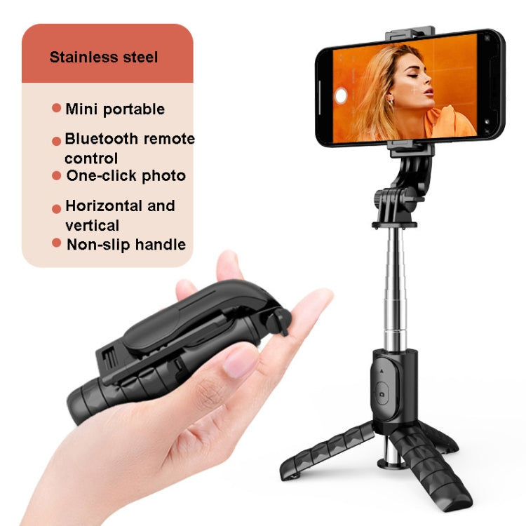 Mini Selfie Stick Integrated Multifunctional Bluetooth Selfie, Specification: Q11 74CM Without Fill Light - Selfie Sticks by buy2fix | Online Shopping UK | buy2fix