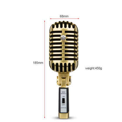 Vintage Style Stage Dynamic Microphone(GAM-FG02) - Consumer Electronics by buy2fix | Online Shopping UK | buy2fix