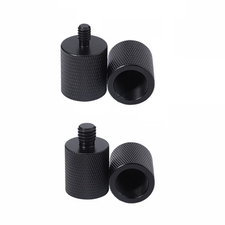 2 PCS Microphone Adapter Screw F1 5/8-27 Female to 1/4 Male Screw - Camera Accessories by buy2fix | Online Shopping UK | buy2fix