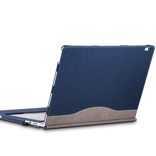 PU Leather Laptop Protective Sleeve For Microsoft Surface Book 3 15 inches(Deep Blue) - Other by buy2fix | Online Shopping UK | buy2fix