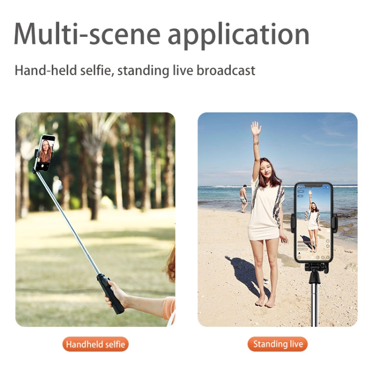 CYKE Folding Telescopic Mobile Phone Broadcast Stand Tripod, Specification: A31-0.8m (Without Light) - Consumer Electronics by CYKE | Online Shopping UK | buy2fix