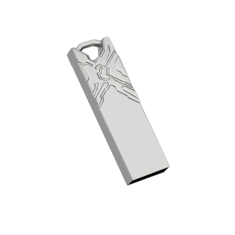 Jg1 USB 2.0 High-Speed Metal Engraving Car USB Flash Drives, Capacity: 4GB(White) - USB Flash Drives by buy2fix | Online Shopping UK | buy2fix