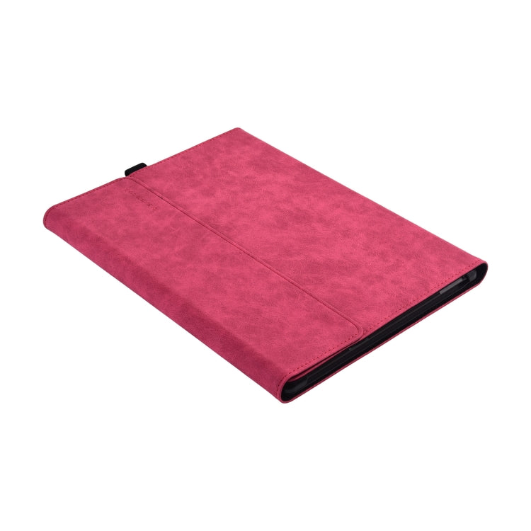 13 inch Leather Tablet Protective Case For Microsoft Surface Pro X, Color: Rose Red - 13.3 inch by buy2fix | Online Shopping UK | buy2fix