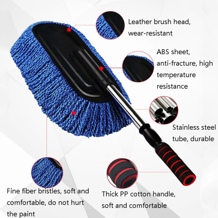 CS-365 Multifunctional Car Washing Telescopic Long-Handled Brush, Color: Blue (OPP Bag) - In Car by buy2fix | Online Shopping UK | buy2fix