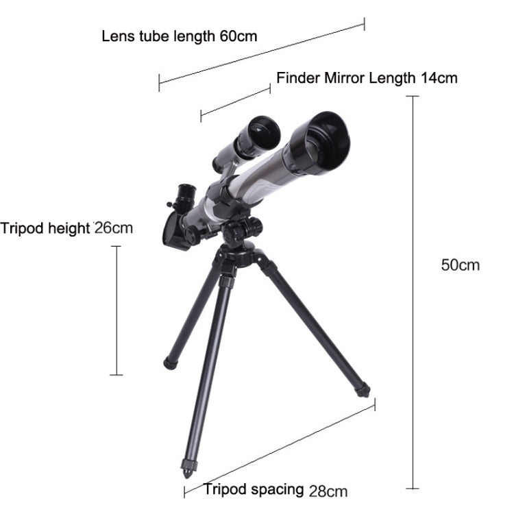 C2130 20X-40X HD Astronomical Telescope With Multi-Eyepiece(As Show) - Monocular Binoculars by buy2fix | Online Shopping UK | buy2fix