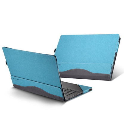 Laptop Leather Anti-Fall Protective Case For Lenovo YOGA 14s 2021(Gray Cobalt Blue) - 14.1 inch by buy2fix | Online Shopping UK | buy2fix