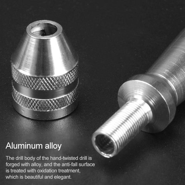 Hand Twist Drill Aluminum Slloy Hand Drill Punch - Drill & Drill Bits by buy2fix | Online Shopping UK | buy2fix