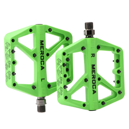 MEROCA Mountain Bike Nylon Pedal(Green) - Outdoor & Sports by MEROCA | Online Shopping UK | buy2fix