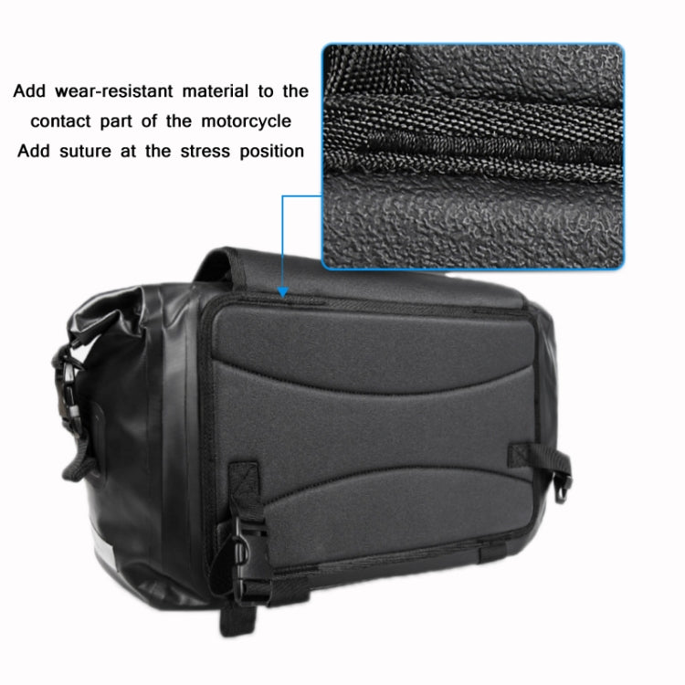 AFISHTOUR FM2021 Large Capacity Waterproof Motorcycle Rear Seat Bag, Color: Black - In Car by AFISHTOUR | Online Shopping UK | buy2fix