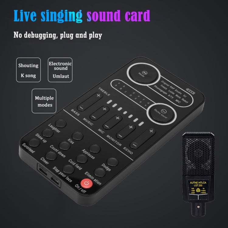 K9  Voice Changer Game Live Broadcast Mobile Computer Sound Card - Consumer Electronics by buy2fix | Online Shopping UK | buy2fix