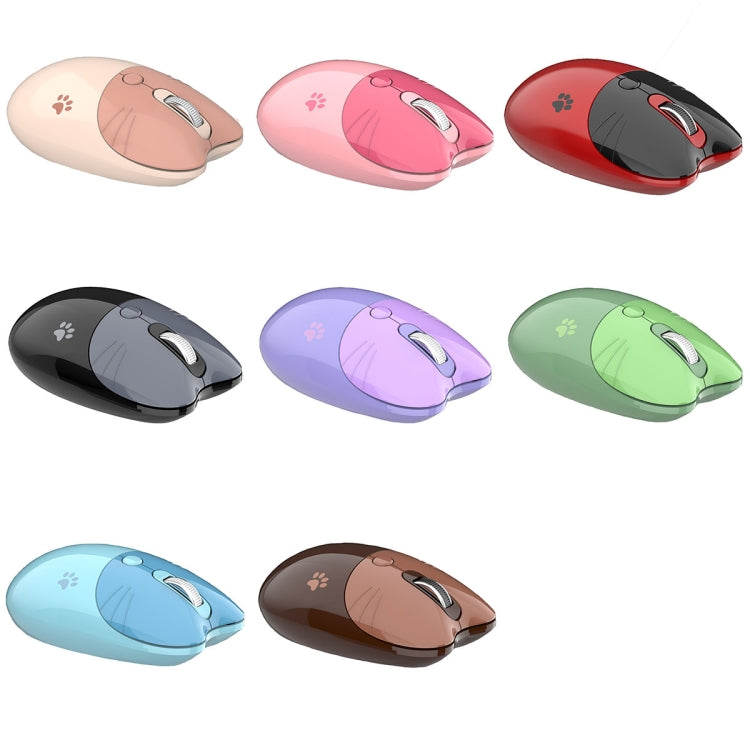 M3 3 Keys Cute Silent Laptop Wireless Mouse, Spec: Wireless Version (Vitality Pink) - Wireless Mice by buy2fix | Online Shopping UK | buy2fix