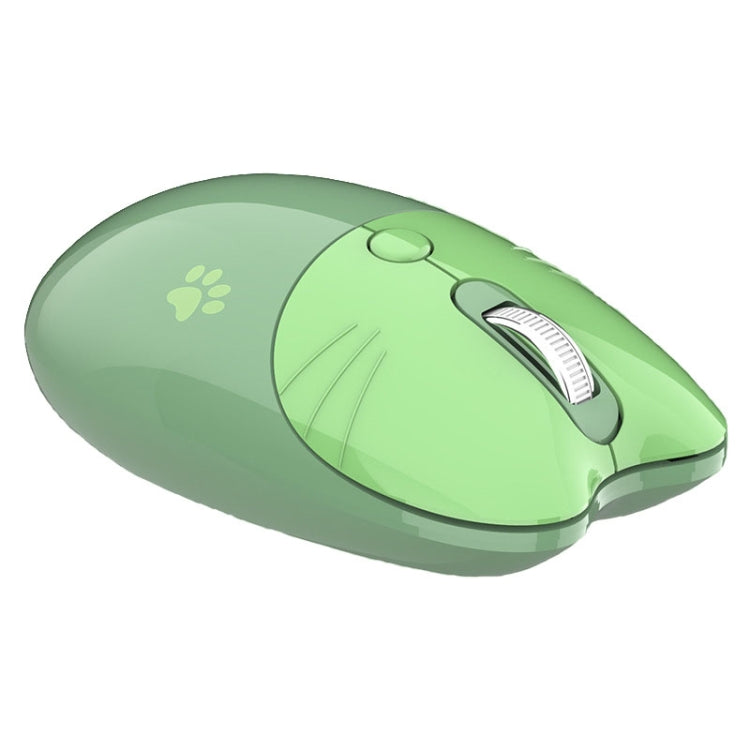 M3 3 Keys Cute Silent Laptop Wireless Mouse, Spec: Bluetooth Wireless Version (Green) - Wireless Mice by buy2fix | Online Shopping UK | buy2fix