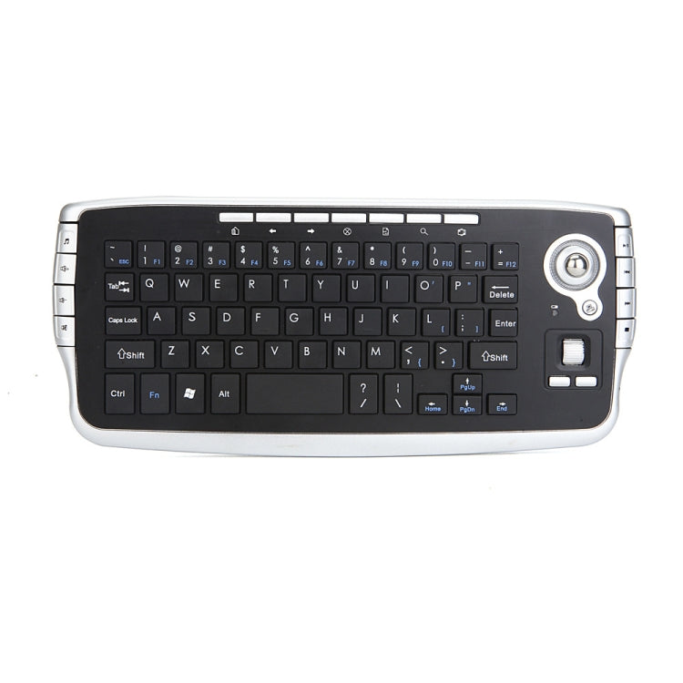 MY-10 2.4G 78 Keys 1200 DPI Mini Wireless Trackball Keyboard Wireless Keyboard And Mouse Set - Wireless Keyboard by buy2fix | Online Shopping UK | buy2fix