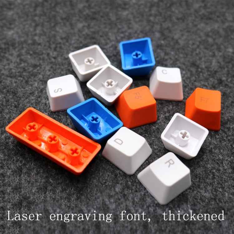 Mechanical Keyboard 108 Key PBT Keycap(Side Letter) - Silicone / Sticker by buy2fix | Online Shopping UK | buy2fix