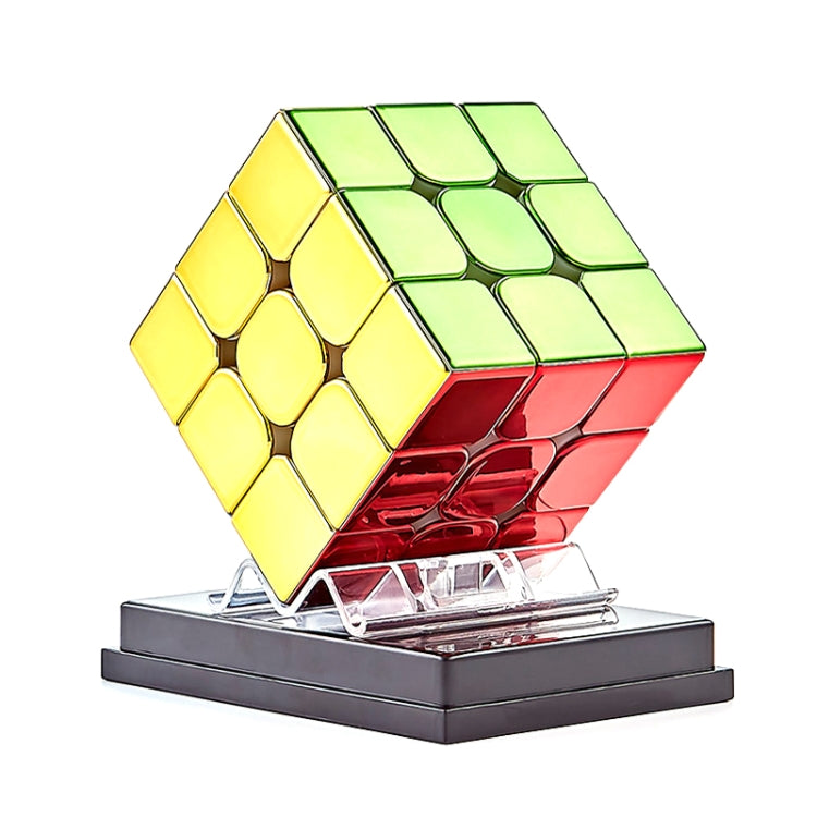 Electroplating Third-Order Magic Cube Educational Toys, Style: Magnetic Version - Magic Cubes by buy2fix | Online Shopping UK | buy2fix