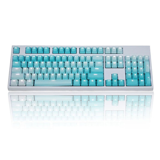 104 Keys Light-transmitting Dip-dyed Keycaps(Frost Blue) - Other by buy2fix | Online Shopping UK | buy2fix