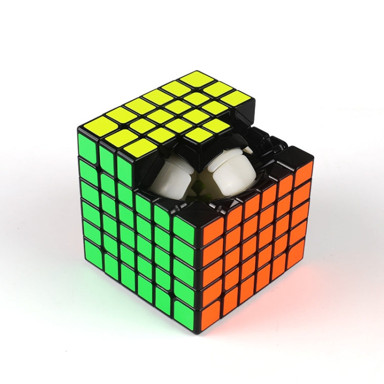 Qiyi Six Level Intelligence Smooth Puzzle Advanced Magic Cube(Black) - Magic Cubes by Qiyi | Online Shopping UK | buy2fix
