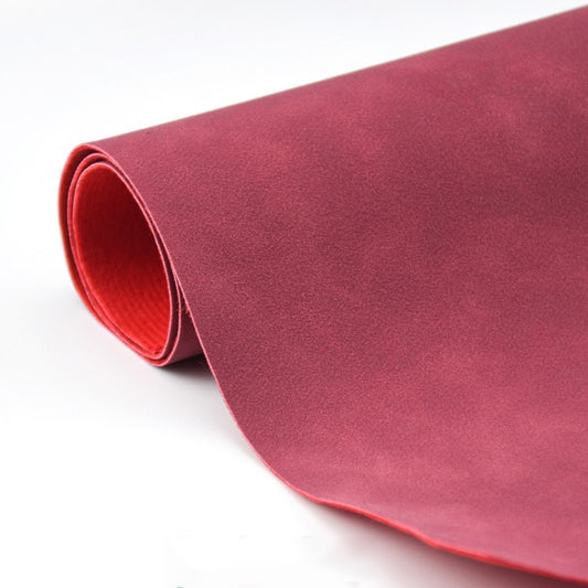 2 PCS 50 x 68cm Thickened Waterproof Non-reflective Matte Leather Photo Background Cloth(Wine Red) - Camera Accessories by buy2fix | Online Shopping UK | buy2fix