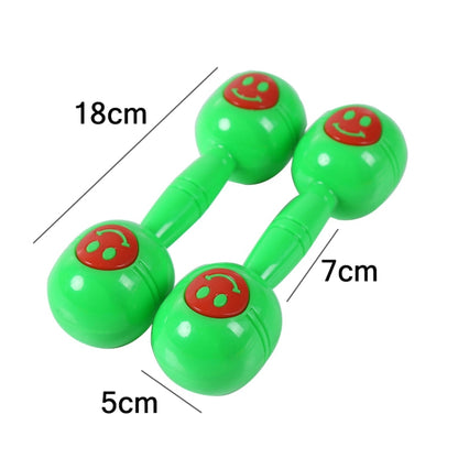 10 PCS Kindergarten Children Morning Exercise Plastic Rattle(Green) - Toy Sports by buy2fix | Online Shopping UK | buy2fix