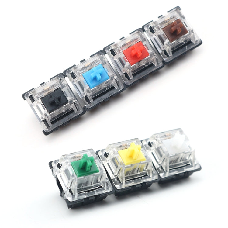 10 PCS Gateron G Shaft Black Bottom Transparent Shaft Cover Axis Switch, Style: G3 Foot (Yellow Shaft) - Other by Gateron | Online Shopping UK | buy2fix
