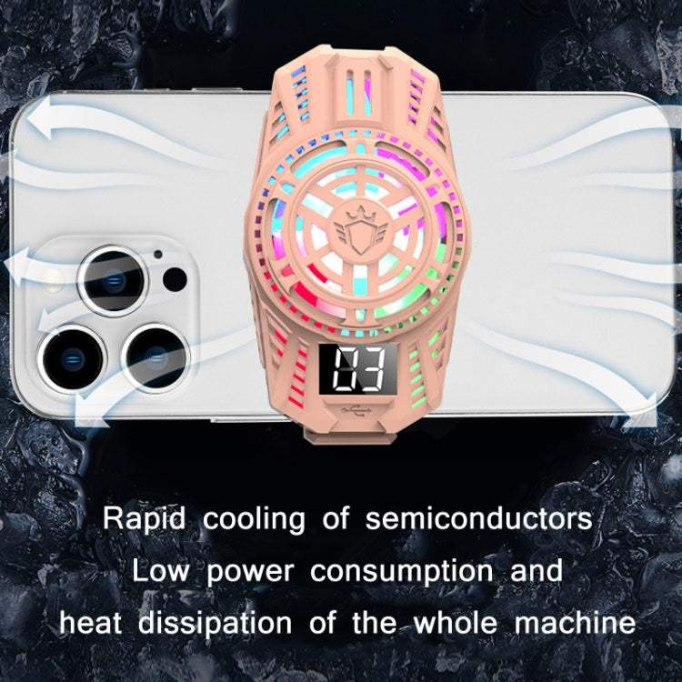 S06 Mobile Phone Semiconductor Refrigeration Silent Radiator(Pink) - Cooling Fan Radiator by buy2fix | Online Shopping UK | buy2fix