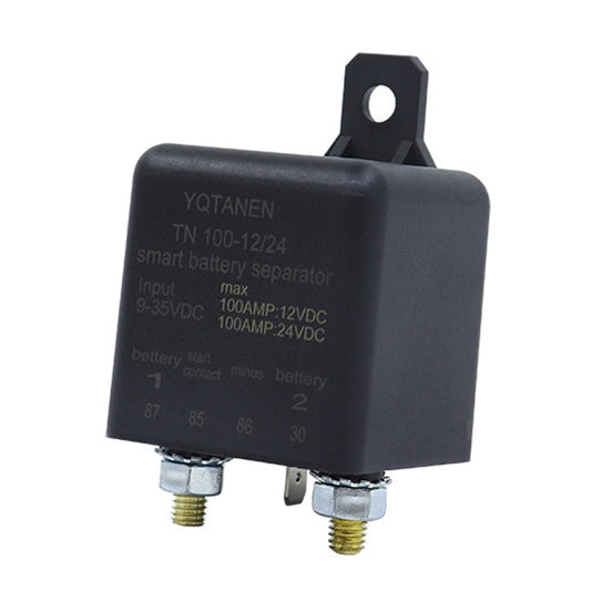 YQTANEN Small Volume Wide Voltage Dual Battery Isolator, Current: 100A - In Car by buy2fix | Online Shopping UK | buy2fix