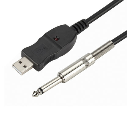 3M USB Noise-Free Straight-In Computer Guitar Connection Cable(Black) - Consumer Electronics by buy2fix | Online Shopping UK | buy2fix