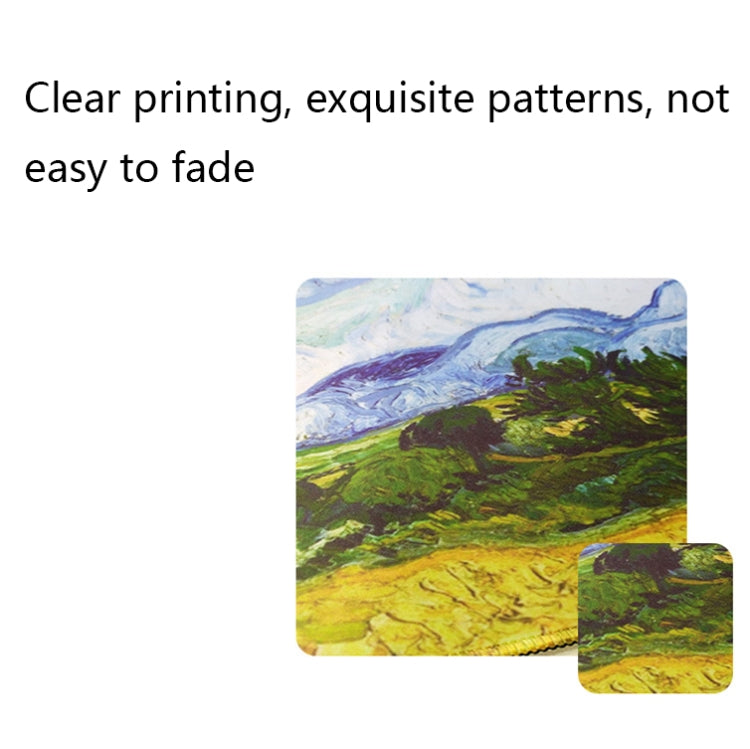 300x800x2mm Locked Am002 Large Oil Painting Desk Rubber Mouse Pad(Starry Night) - Mouse Pads by buy2fix | Online Shopping UK | buy2fix