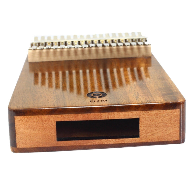 PURM Kalimba Thumbs Piano Beginner Piano Portable Musical Instrument, Color: 17 Tone Mahogany - Keyboard Instruments by buy2fix | Online Shopping UK | buy2fix