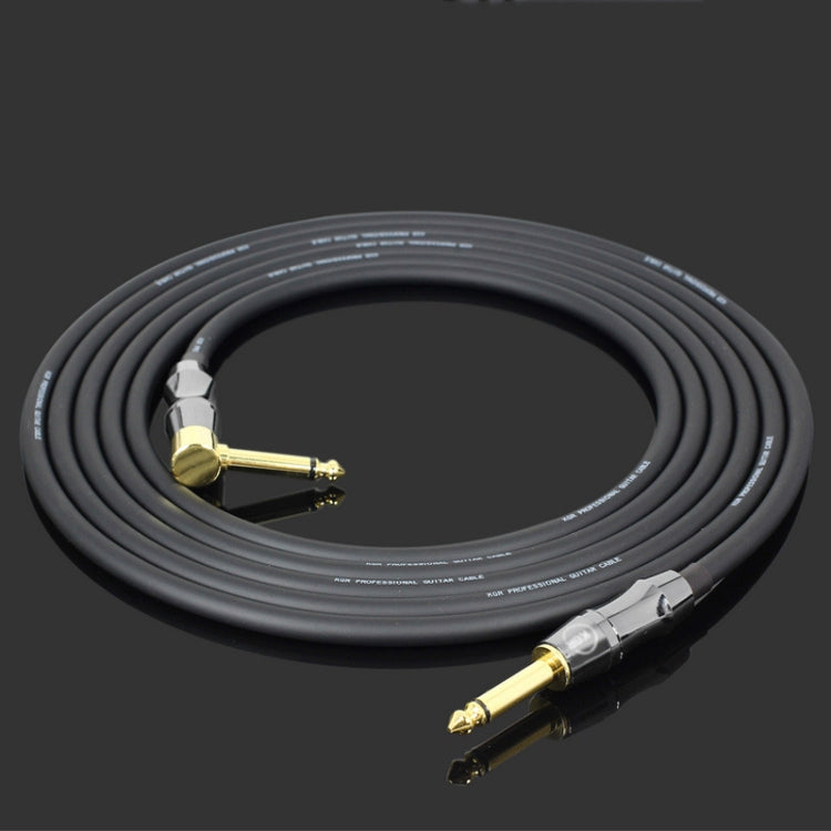 KGR Guitar Cable Keyboard Drum Audio Cable, Specification: 10m(Elbow Straight Jack) - Instrument Audio Cables by KGR | Online Shopping UK | buy2fix