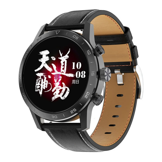 LOANIY DT70 Analog Digital Dual Display Smart Call Watch(Black Leather) - Smart Wear by LOANIY | Online Shopping UK | buy2fix