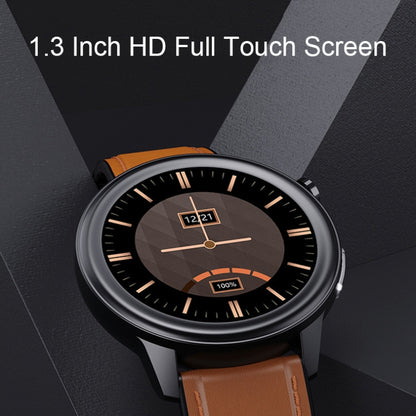 LOANIY E80 1.3 Inch Heart Rate Detection Smart Watch, Color: Black Steel - Smart Watches by LOANIY | Online Shopping UK | buy2fix